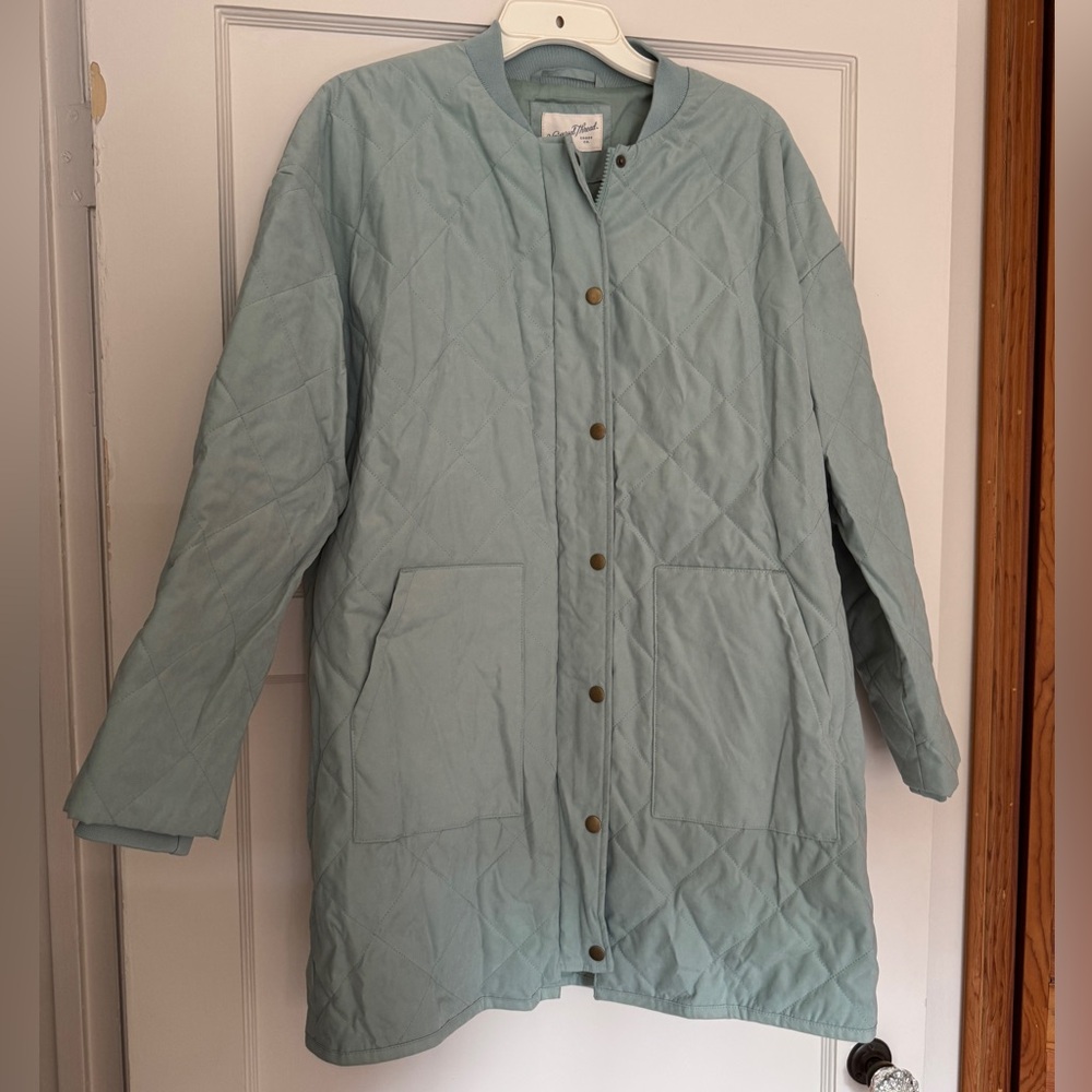 Universal Thread blue textured coat, size M